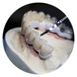 Dentures being repaired at Jasper Denture Clinic